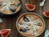 Gratins de poires et figues à la crème de noisettes