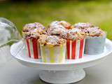 Muffins ultra gourmands aux framboises avec un streusel croustillant (recette de Bob)