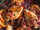 Poulet aux cranberries et à la vodka