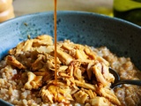 Risotto d'épeautre aux restes du poulet