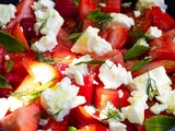 Salade rouge à la feta