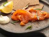 Saumon gravadlax au thé fumé Lapsang Souchang