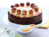   Simnel cake   ou cake anglais aux fruits secs de  Pâques