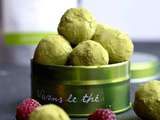 Truffes fondantes au thé matcha