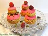 Religieuse Framboise Pistache