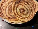 Chandeleur 2025, recette de crêpes tourbillon à la pâte à tartiner