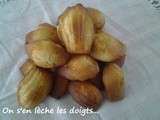 Madeleines au miel vite faites