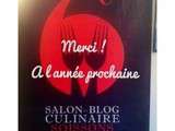 Retour au salon du blog culinaire 6