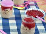 Verrine de riz au lait à la cannelle et cerises { Battle Food #22 }