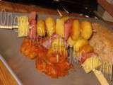 Brochettes de gnocchis