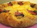 Pizza montagnarde en couronne