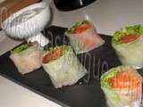 Salade de thon comme un rolls