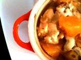 Cocotte poulet - lait de coco - curry - patates douces