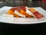 Salade chaude tofu - butternut - jambon croustillant