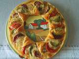 Tarte soleil tomates mozzarella