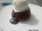 Moelleux au chocolat coeur coulant