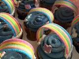 Cupcakes arc-en-ciel