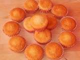 Cupcakes vanille et confiture de fraise