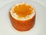 Entremets coco mangue (dessert individuel)