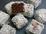 Lamingtons double chocolat