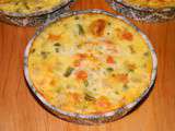 Quiche macédoine lardons Savora (sans pâte)