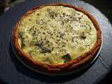 Quiche ricotta, tofu soyeux et légumes (pâte à la patate douce)