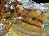 Crumble cake AuX pommes, noix et cannelle