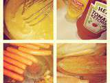 Hot Dog sauce Cheddar, la recette