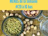 Menus de la semaine ig bas #29