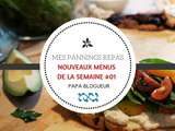 Nouveaux Menus de la semaine #01