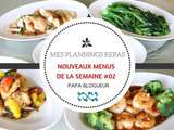 Nouveaux Menus de la semaine #02