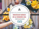 Planning repas de la semaine #06