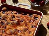 Clafoutis aux cerises avec les noyaux et au micro-onde