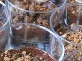 Crumble de poire chocolat-noisettes