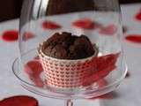 Muffins coeur chocolat