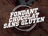 Fondant au chocolat sans gluten