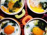 Oeuf cocotte Brocoli et Lardons