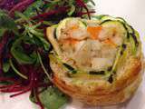 Petits farcis de rose de courgette