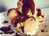 Profiteroles au chocolat