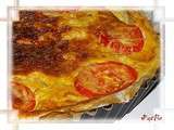 Quiche courgette poulet tomates et pesto  Un tour rapide en cuisine n°65