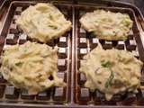 Gaufrettes de courgettes