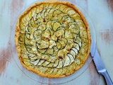 Tarte fine courgettes ricotta pesto