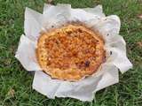 Tarte mirabelles noisettes miel