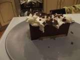 Lingot au chocolat et sa chantilly au citron