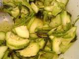 Salade de courgettes