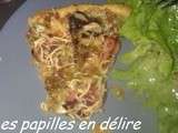 Tarte champignons forestiers jambon