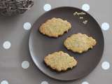 Biscuits salés à la farine de pois chiches et au thym au thermomix ou sans