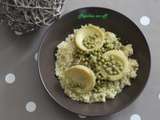 Couscous d’agneau, artichauts, petits pois au thermomix