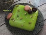 Entremets pistache et cerises au thermomix ou sans