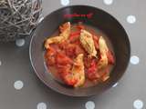 Poulet basquaise light au thermomix ou sans